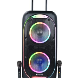 Mitsun 12″ Trolley Bluetooth Dual Speaker MIT-PS-1220