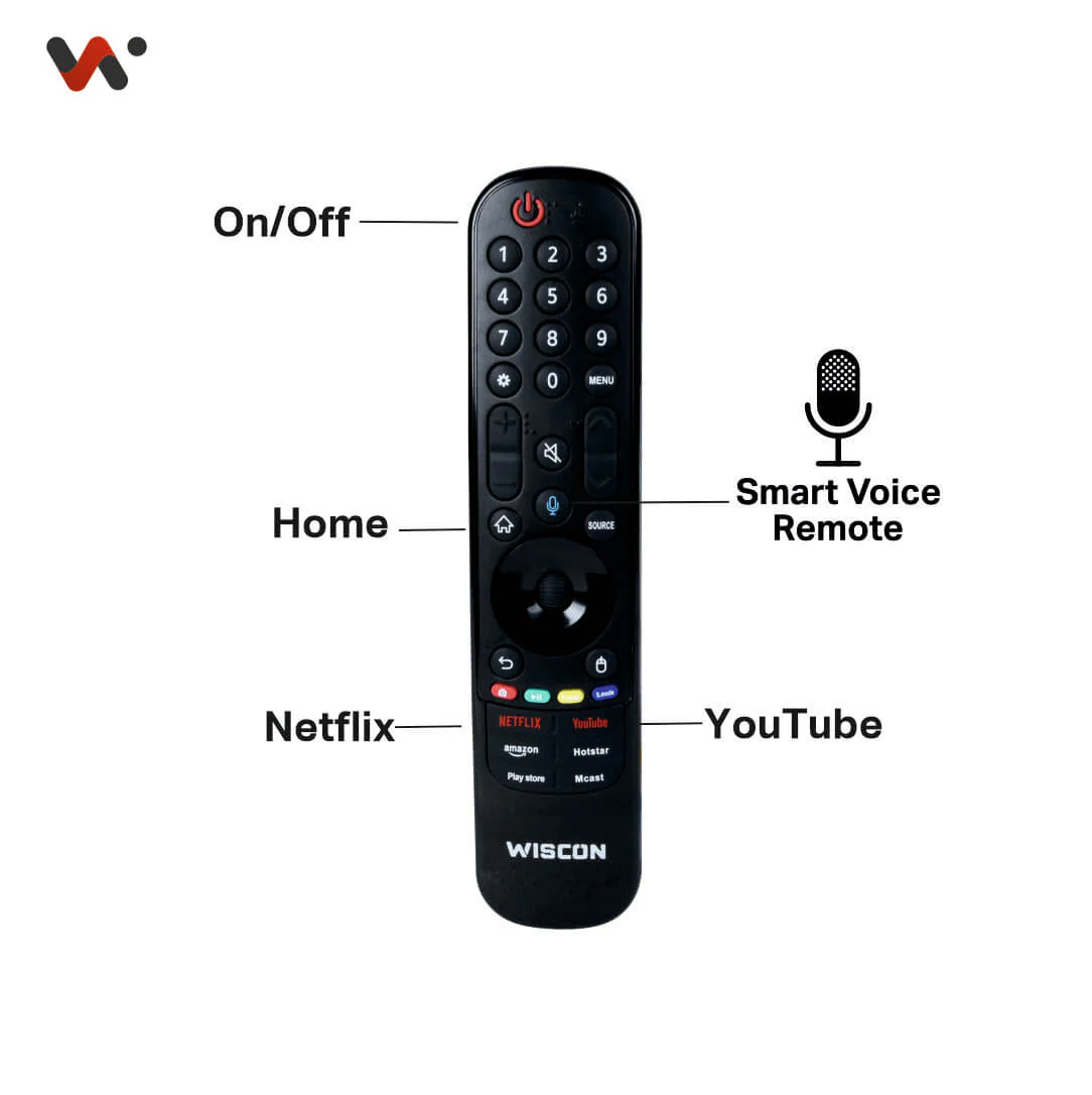 Wiscon WIL32HV1C7 32 inch Smart 512MB/4GB LED TV - Image 3