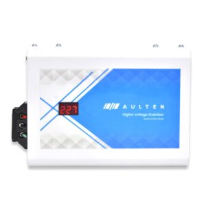 AULTEN Digital Voltage Stabilizer for All Inverter and Non Inverter AC AD008 (Grey)
