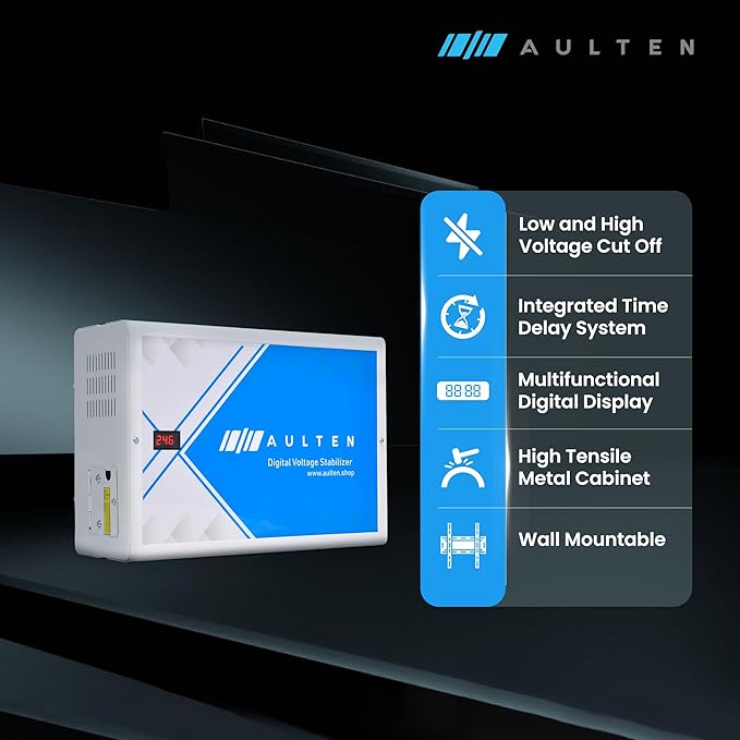 AULTEN Digital Voltage Stabilizer AD023 (White) - Image 2