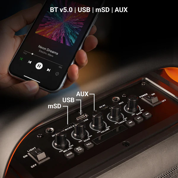 Zebronics Zeb vibe 200, Portable Bluetooth Speaker - Image 3