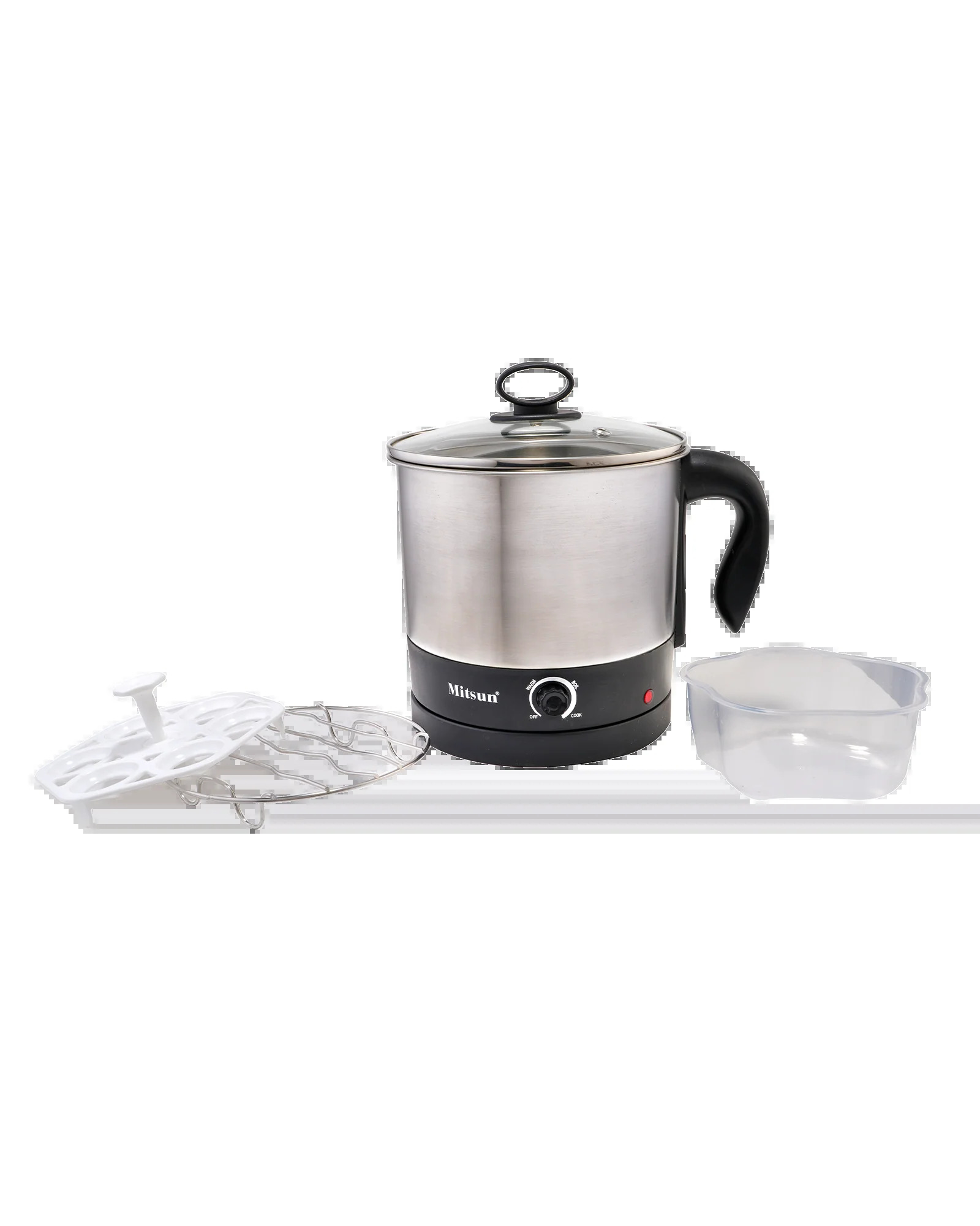 MITSUN ELECTRIC MULTI-KETTLE ,600 WATTS, 1500ML (MIT - MK - 101) - Image 3